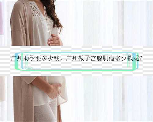 广州助孕要多少钱，广州做子宫腺肌瘤多少钱呢?